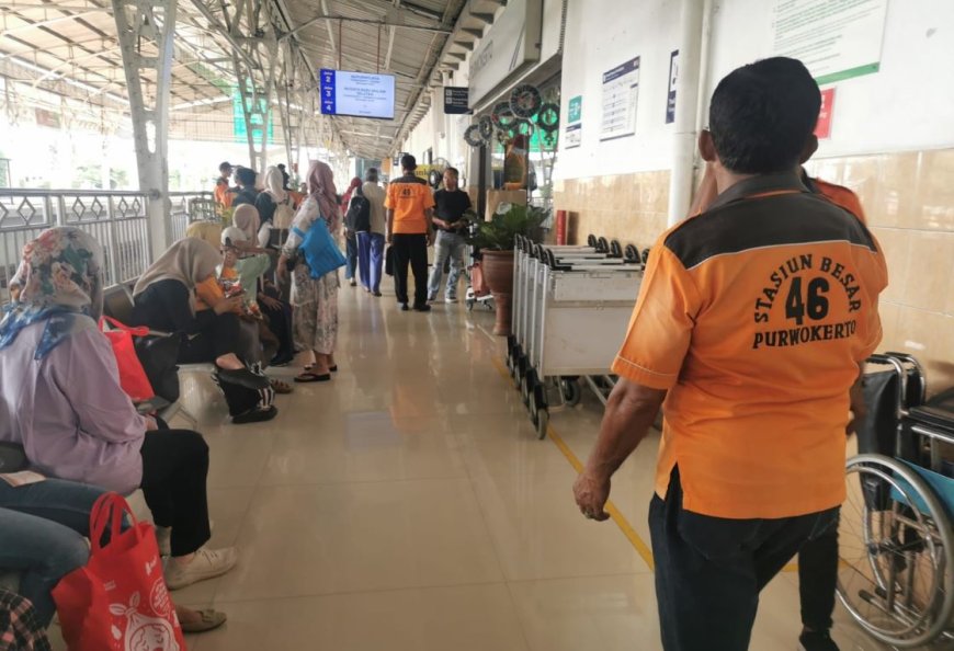 KAI Daop 5 Purwokerto Berangkatkan 322 Ribu Penumpang Saat Libur Nataru