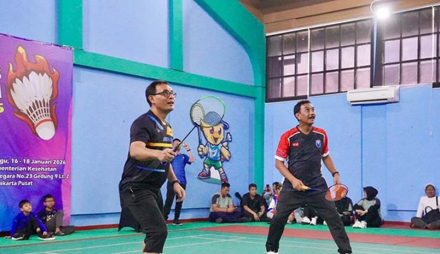 Tampil Dominan, Sekjen ATR/BPN Dalu Agung Darmawan Taklukkan Laga Eksibisi HUT ke-54 KORPRI