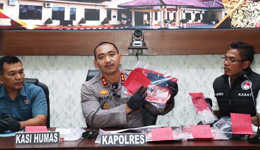Polres Kebumen Tangkap 4 Pengedar dan Sita 216 Gram Sabu