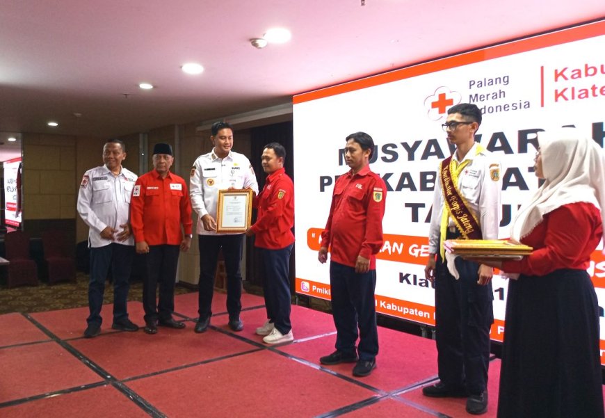 PMI Klaten Gelar Musyawarah Kerja 2026, Ini Harapan Bupati
