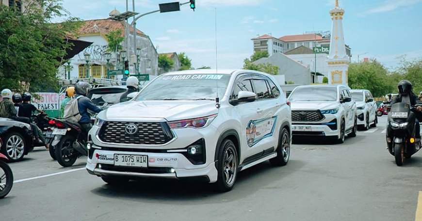 Rayakan 2 Tahun Berdiri, Komunitas Innova Zenix Inzenity Touring ke Jogja dan Gelar Aksi Sosial
