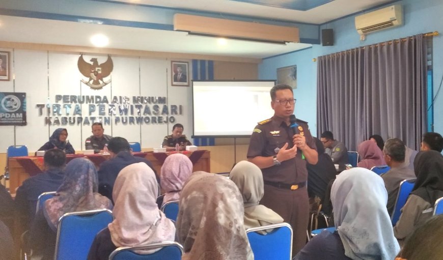 Hindari Korupsi, Kejati Jateng Beri Penerangan Hukum Karyawan PDAM Purworejo