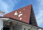 Atap Pasar Godean yang Terkelupas Diperbaiki