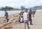 Sekejap Pantai Logending Langsung Bersih, Gerak Cepat TNI AL Bersama Warga Galakkan Kebersihan