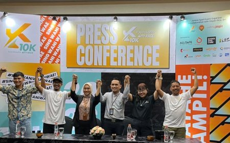 YKC10K 2026 Dorong Sport Tourism, Ribuan Pelari Ramaikan Kota Yogyakarta
