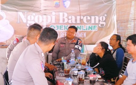 Polres Kebumen Ajak Pengemudi Ojek Online Tertib Berlalu Lintas
