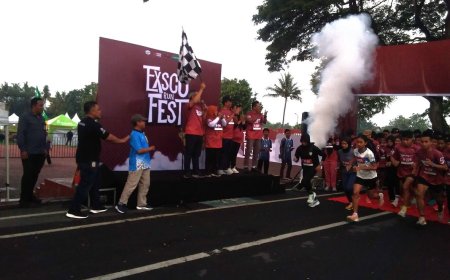 Bupati Bantul Lepas Ribuan Pelari di Exsco Run Fest