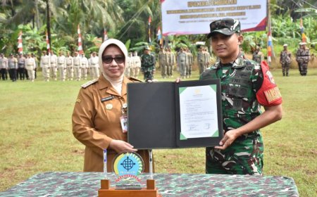 Peletakan Batu Pertama Menandai Dimulainya TMMD di Desa Grabag Purworejo