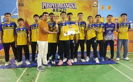 Turnamen Bola Voli Puspita Bangsa Cup #6 Berlangsung Sukses