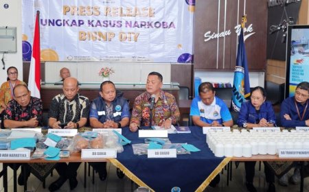 BNNP DIY Bongkar Jaringan Eks Napi Kendalikan Narkoba Lintas Provinsi