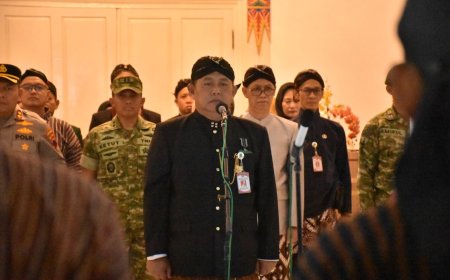 Hujan Deras, Apel Hari Jadi ke-195 Purworejo Pindah Lokasi