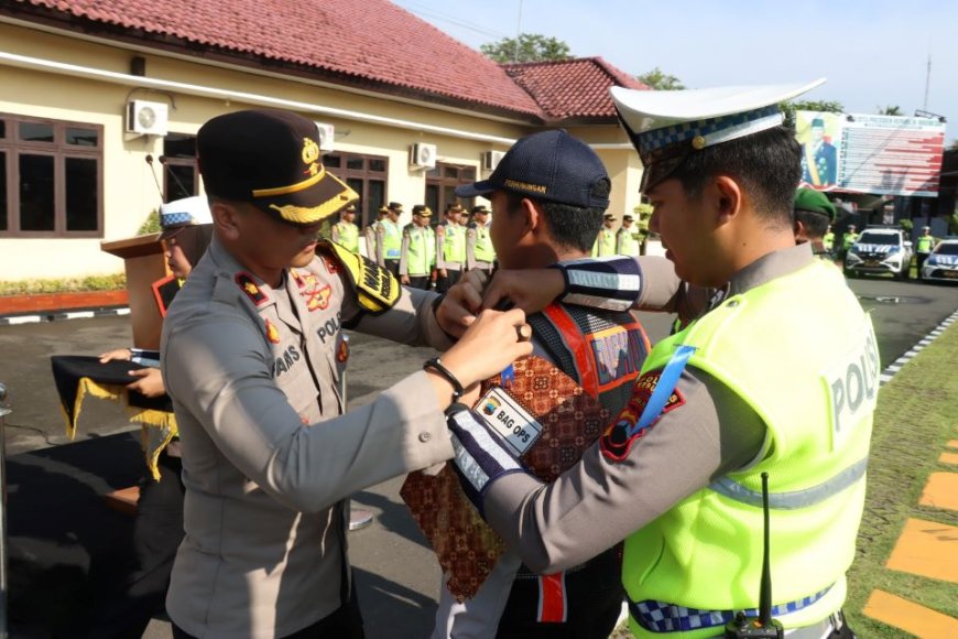 Diawali Apel, Polres Kebumen Gelar Operasi Keselamatan Candi 2026