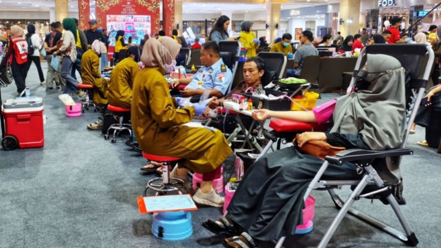 Sambut 20 Tahun Swarnacitta, Plaza Ambarrukmo Gelar Donor Darah