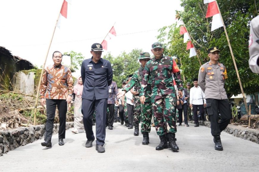 Wakil Bupati Sleman Membuka TMMD Sengkuyung Tahap I Tahun 2026