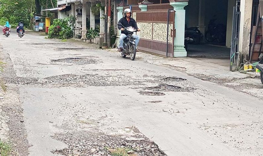 Masih Proses Lelang, Pemkab Klaten Berharap Sebelum Lebaran 18 Ruas Jalan Rusak Jadi Mulus 