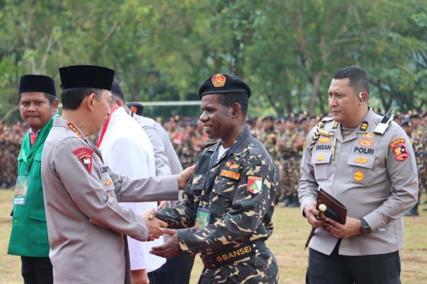 Di SPN Selopamioro, Kapolri Menyatakan Ansor Sahabat Kepolisian