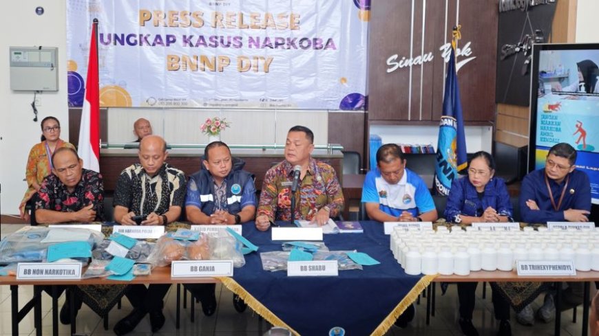 BNNP DIY Bongkar Jaringan Eks Napi Kendalikan Narkoba Lintas Provinsi
