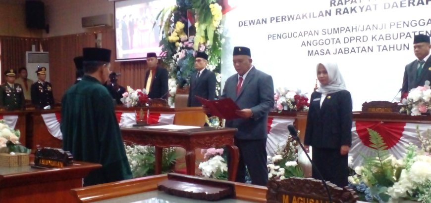 Bambang Gunawan Dilantik Jadi Anggota DPRD Bantul