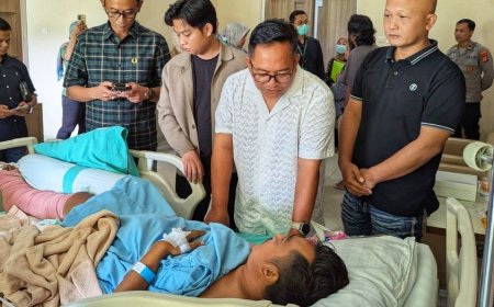 Kecelakaan, Keluarga Haji Suryo Tanggung Biaya Pengobatan Korban dan Beri Beasiswa