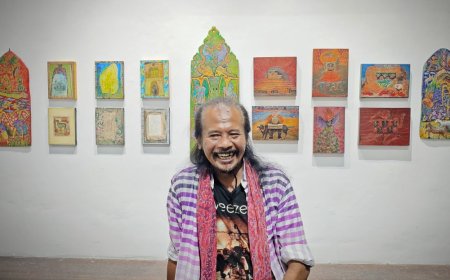 Seniman Nasirun Pameran “Sekutu Para Hantu” di Langgeng Art Space