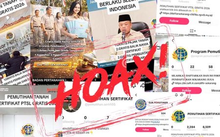 Hoaks! Kementerian ATR BPN Bantah Kabar Adanya Pemutihan Sertipikat Tanah