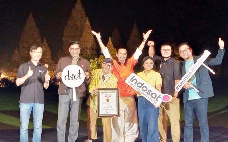 Sinyal Tanpa Putus! Indosat Pecahkan Rekor MURI Podcast 13 Jam "Live" dari Bus Jakarta-Jogja