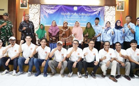 Bersama DPD REI DIY,  Harda Serahkan Bantuan Sembako di Gayamharjo dan Wukirharjo