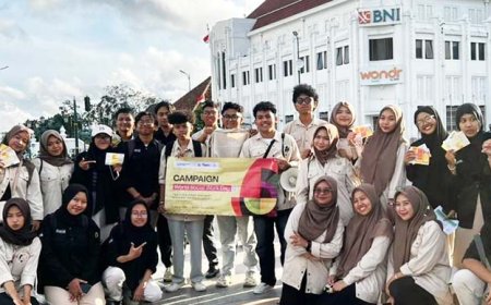 Gelorakan Semangat "Harambee", Mahasiswa IKS UIN Sunan Kalijaga Turun ke Jalan Demi Kesejahteraan Sosial