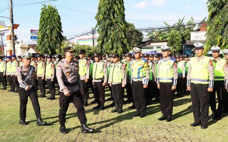 Siaga 24 Jam, Polres Kebumen Sebar 11 Pos Strategis dan Ratusan Personel
