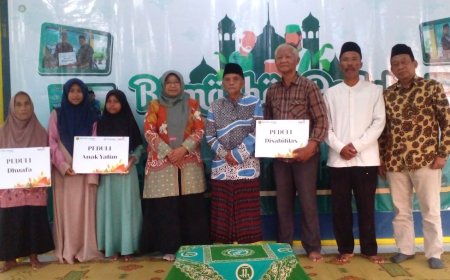 BMT Artha Amanah Sanden Salurkan ZIS, Anak Yatim Peroleh Voucher Belanja