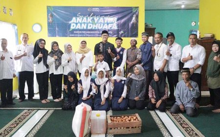 Tebar Berkah Ramadan: Kantor Pertanahan Kota Yogyakarta Santuni Anak Yatim Panti Asuhan Al Hikmah Sejalan