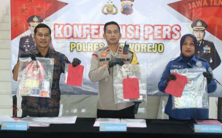 Polres Purworejo Ungkap Lima Kasus Perjudian