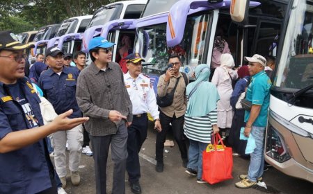 Wabup Purworejo Ikut Melepas Peserta Mudik Gratis