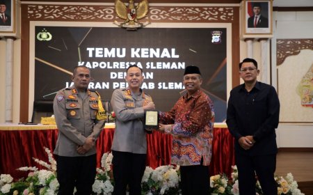 Bupati dan Wakil Bupati Hadiri Temu Kenal Kapolresta Sleman