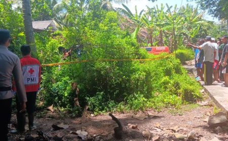 Mayat Pria Ditemukan Membusuk di Kebun