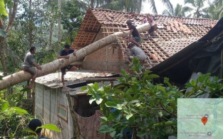 Angin Kencang Menyapu Beberapa Desa di Purworejo