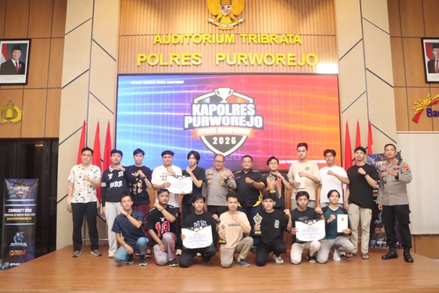 Tim Petualang Reborn Juara Turnamen Kapolres Purworejo Championship 2026 Mobile Legends