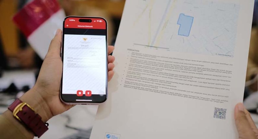 Sertipikat Elektronik, Solusi Amankan Aset Tanah dari Ancaman Bencana