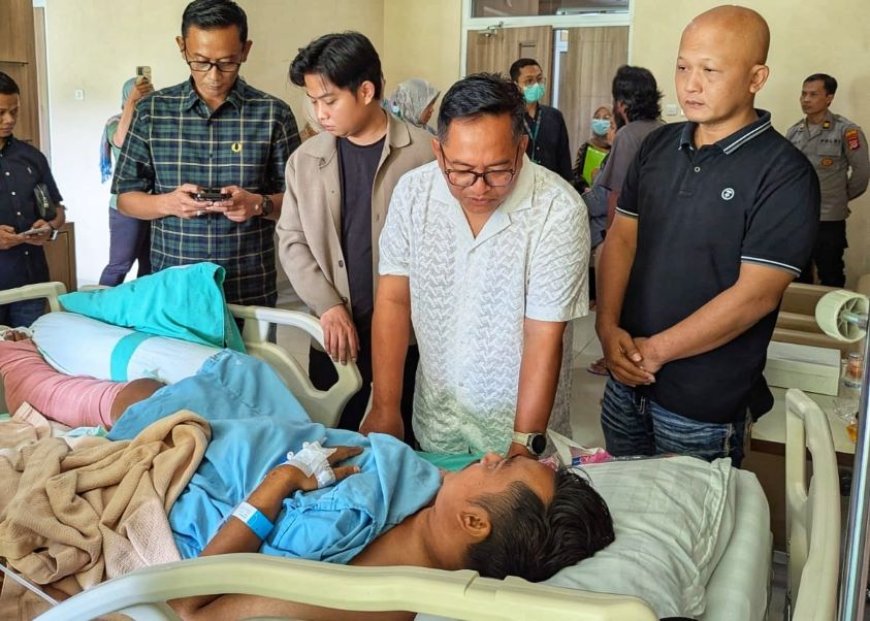 Kecelakaan, Keluarga Haji Suryo Tanggung Biaya Pengobatan Korban dan Beri Beasiswa