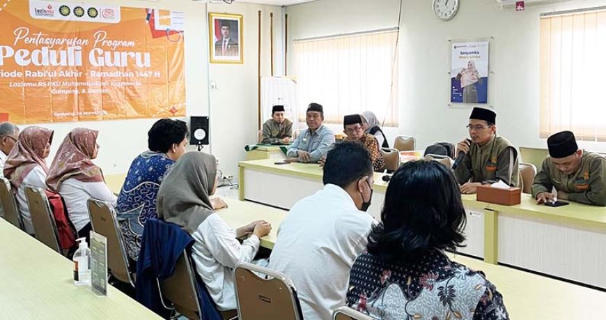 Zakat Profesi Dokter PKU Kuatkan 15 Guru di DIY Lewat Program Peduli Guru