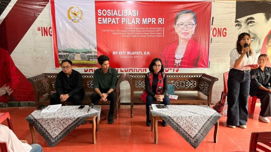 Anggota MPR RI MY Esti Wijayati Beri Apresiasi Semangat Gotong Royong Masyarakat Kulonprogo