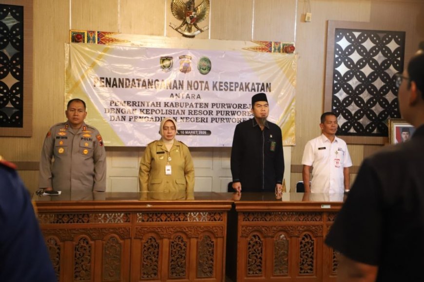 Pemkab Purworejo Kerja Sama dengan Polres dan Pengadilan Negeri