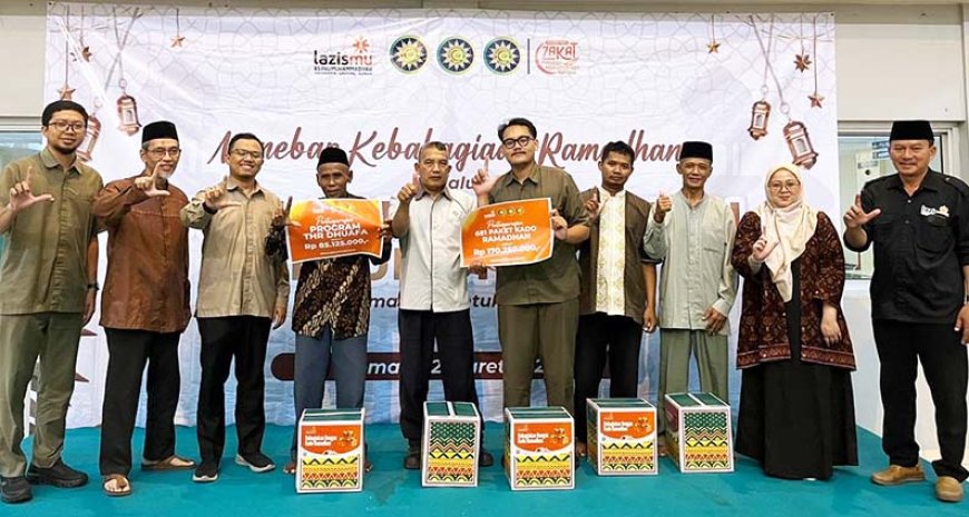 Tembus Rp 255 Juta, Lazismu RS PKU Muhammadiyah Guyur THR dan Parcel untuk Ratusan Dhuafa