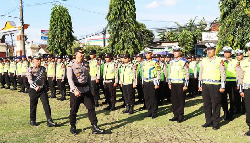 Siaga 24 Jam, Polres Kebumen Sebar 11 Pos Strategis dan Ratusan Personel