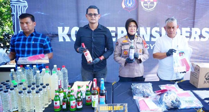 Polda DIY Gulung 65 Tersangka Penyakit Masyarakat dan Sita Ribuan Botol Miras