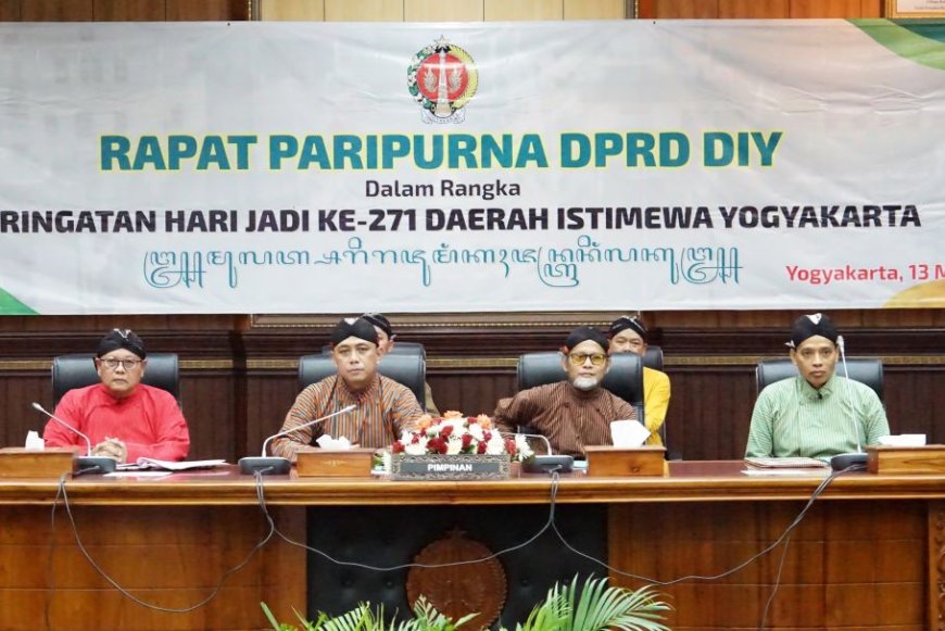 Hari Jadi ke-271 DIY, DPRD DIY Ajak Masyarakat Perkuat Makna Keistimewaan