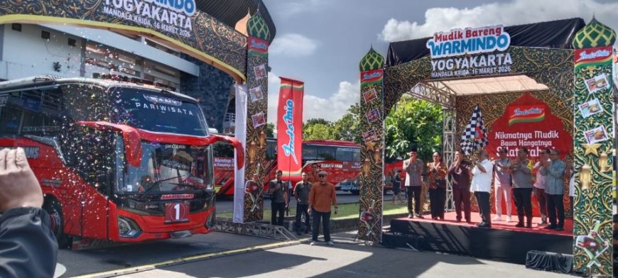 Indofood CBP Berangkatkan 1.871 Pemudik Mitra Warmindo dari Yogyakarta