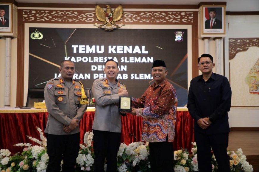 Bupati dan Wakil Bupati Hadiri Temu Kenal Kapolresta Sleman