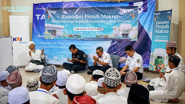 <i>Railink</i> Berbagi di Pesantren Tunarungu Sleman, Menyalurkan Sembako dan Santunan