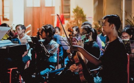 Mini Orkestra Memecah Keheningan Gereja HKTY Pugeran